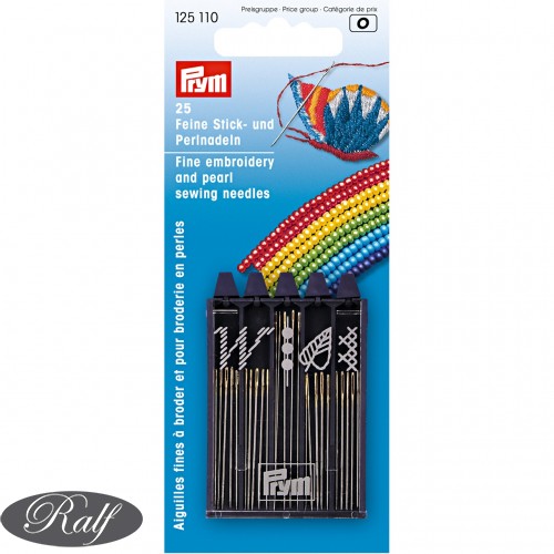 Set ace de broderie si margele - Prym 125110